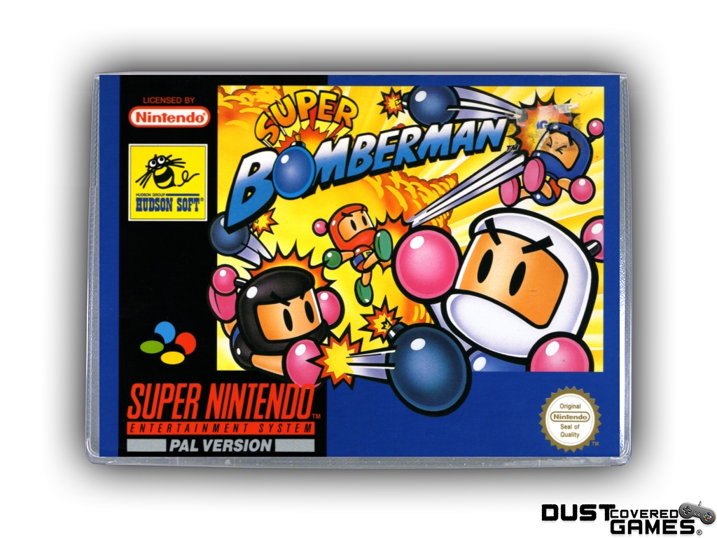 Super Bomberman Snes Super Nintendo Game Case Box Cover - Super Nintendo Super Bomberman - HD Wallpaper 