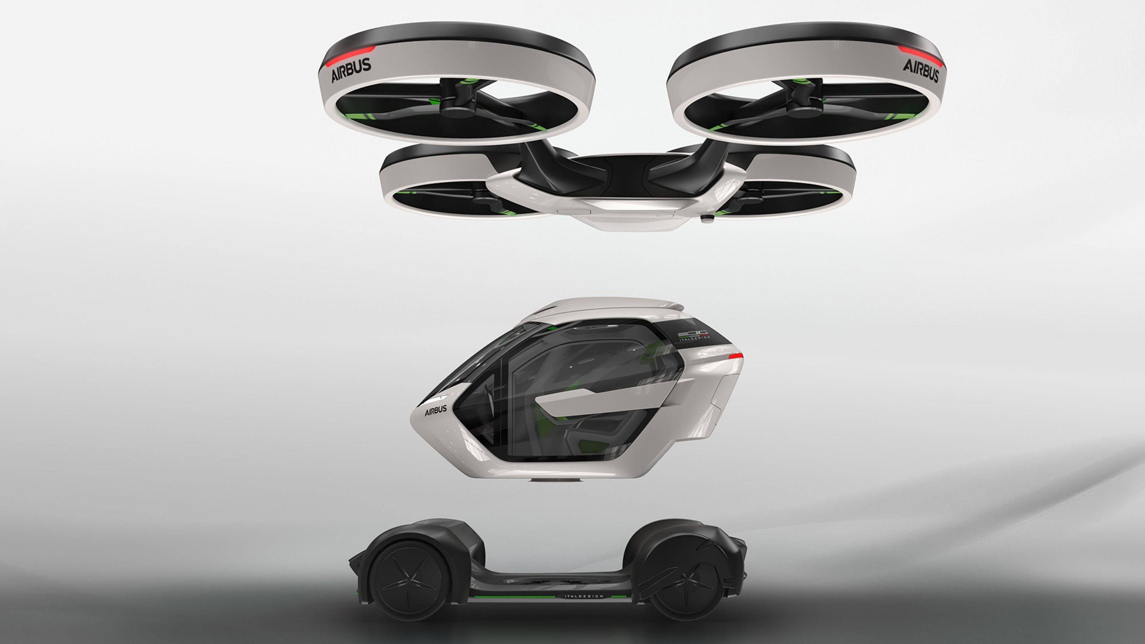 Airbus Drone Car - HD Wallpaper 