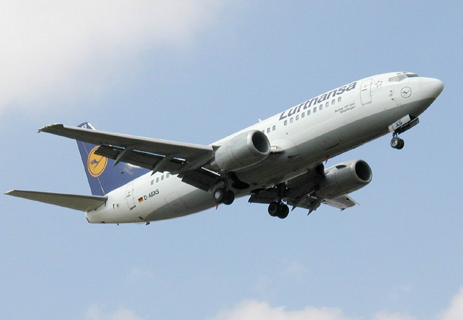 Lufthansa Boeing 737 300 - Boeing 737 - HD Wallpaper 