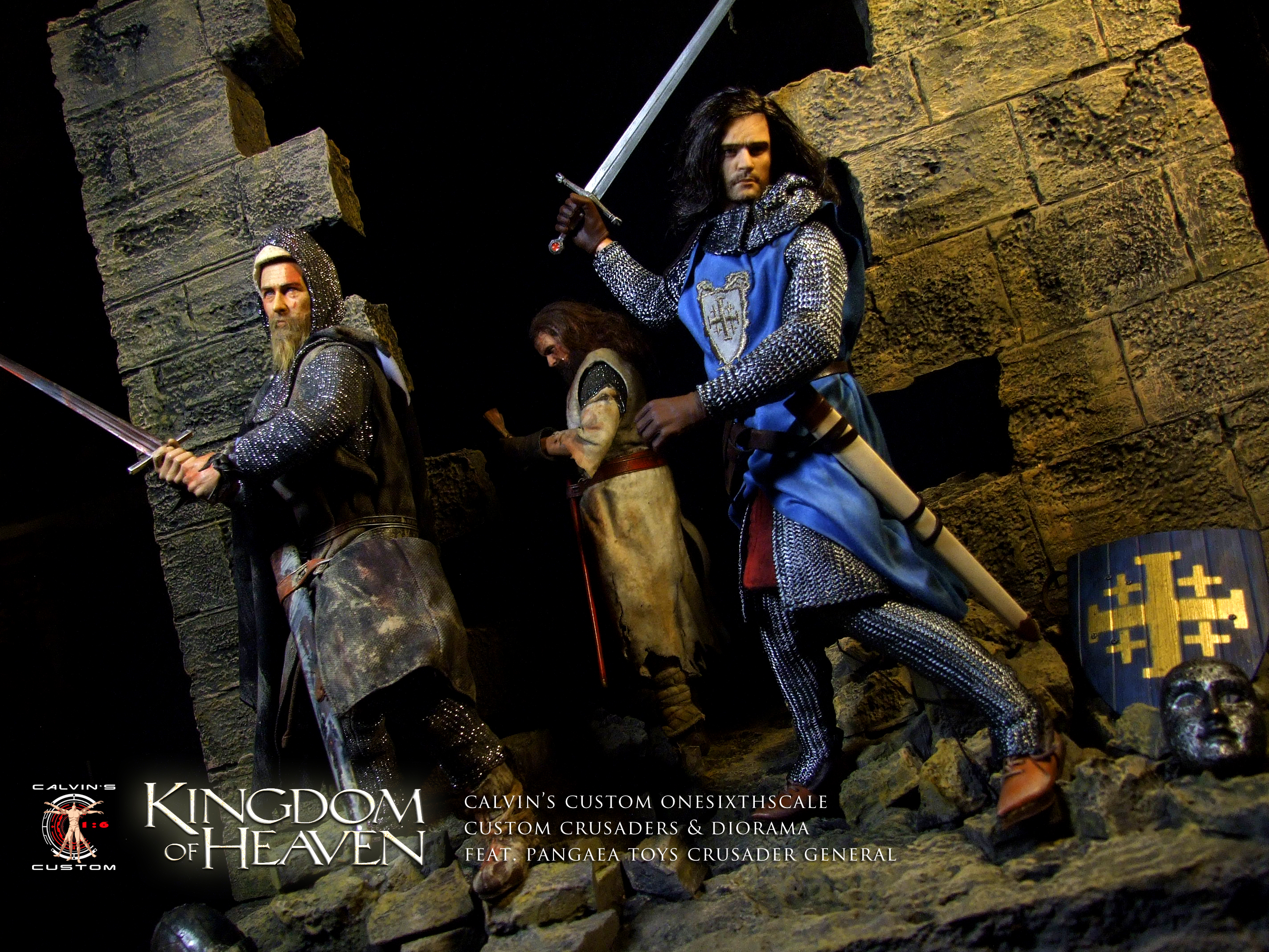 Calvin S Custom 1/6 Onesixthscale Custom Kingdom Of - Kingdom Of Heaven Crusader - HD Wallpaper 