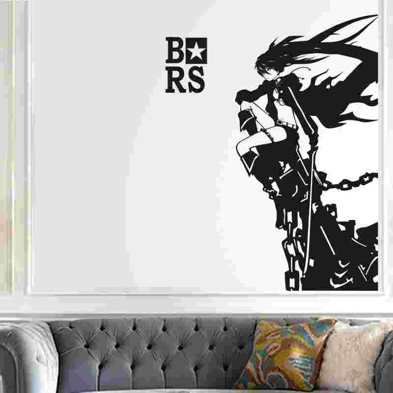 Black Rock Shooter T Shirts - HD Wallpaper 