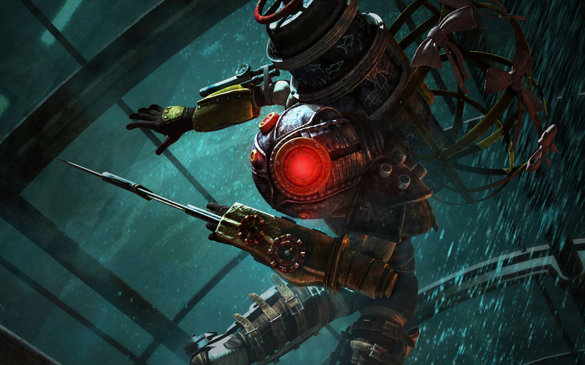 Bioshock Big Sister Poster - HD Wallpaper 