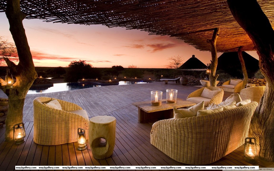 Outdoor Furniture Hd Wide Wallpaper - Kalahari Africa Resort - HD Wallpaper 