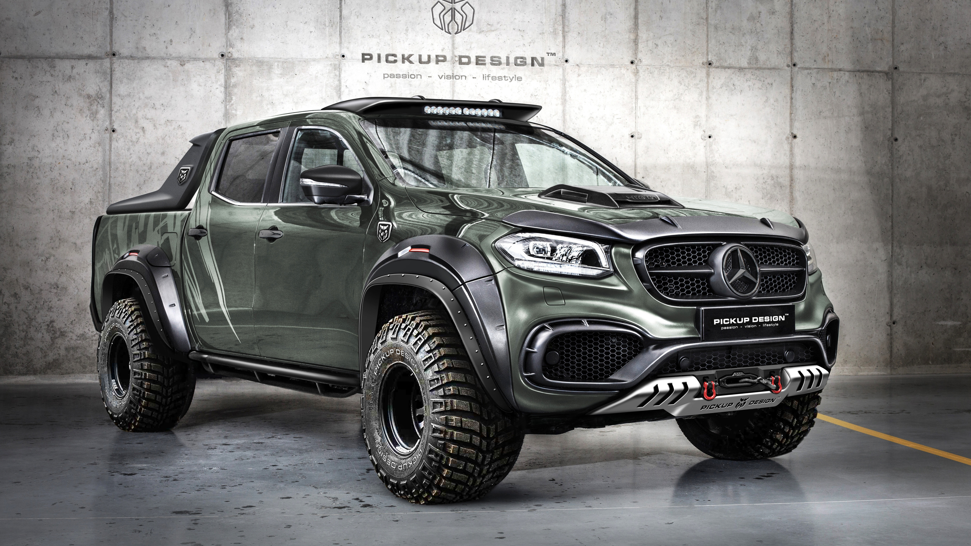 2018 Mercedes Benz X Carlex Design - Mercedes Pickup Truck 2020 - HD Wallpaper 