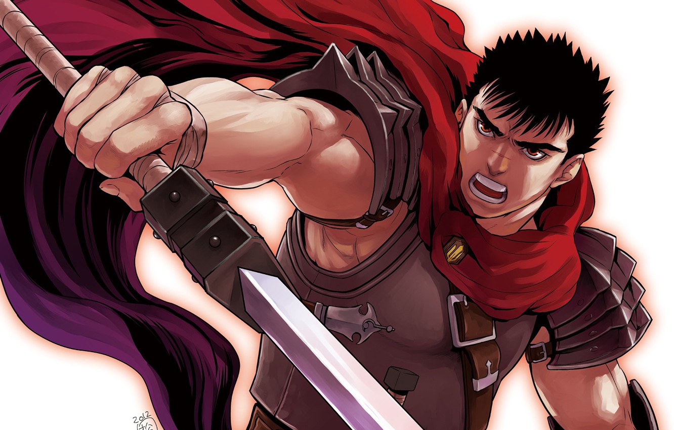 Photo Wallpaper Sword, Game, Armor, Anime, Man, Ken, - Guts - HD Wallpaper 