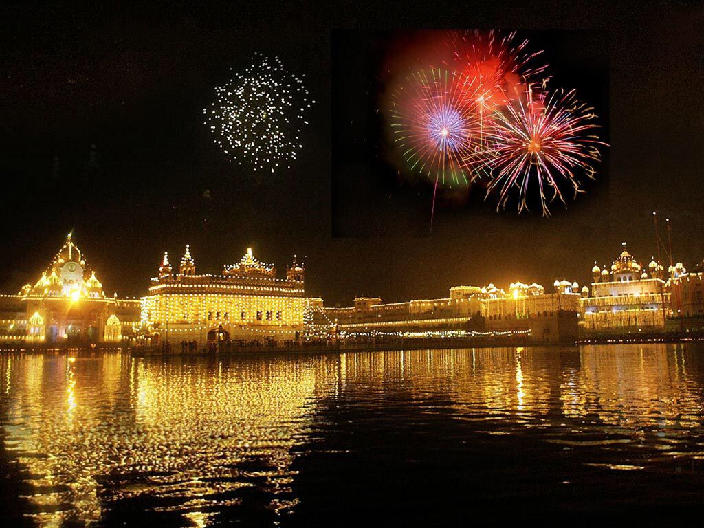 Diwali Images Golden Temple - HD Wallpaper 