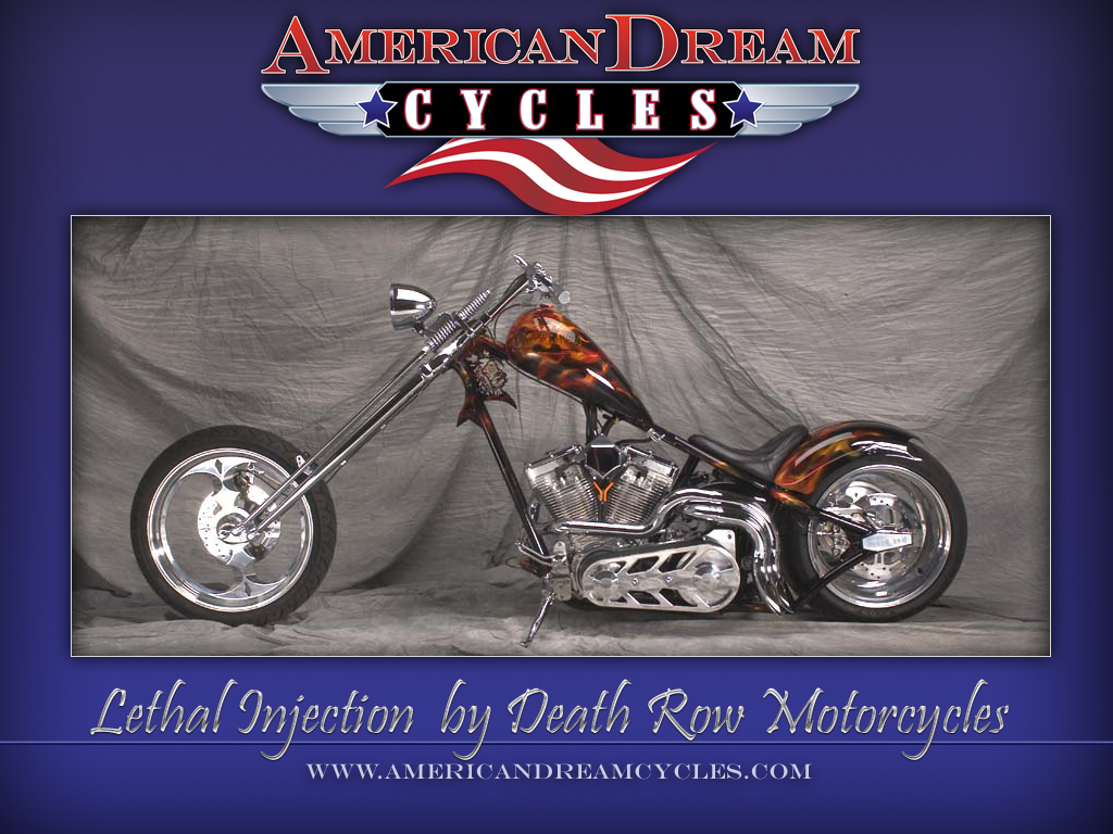 Motorcycle Desktop Wallpaper - Death Chopper Custom - HD Wallpaper 