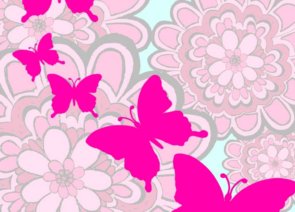 Cute Erfly Wallpaper Hd Desktop Wallpapers Tumblr - Pink Butterfly Background Large - HD Wallpaper 