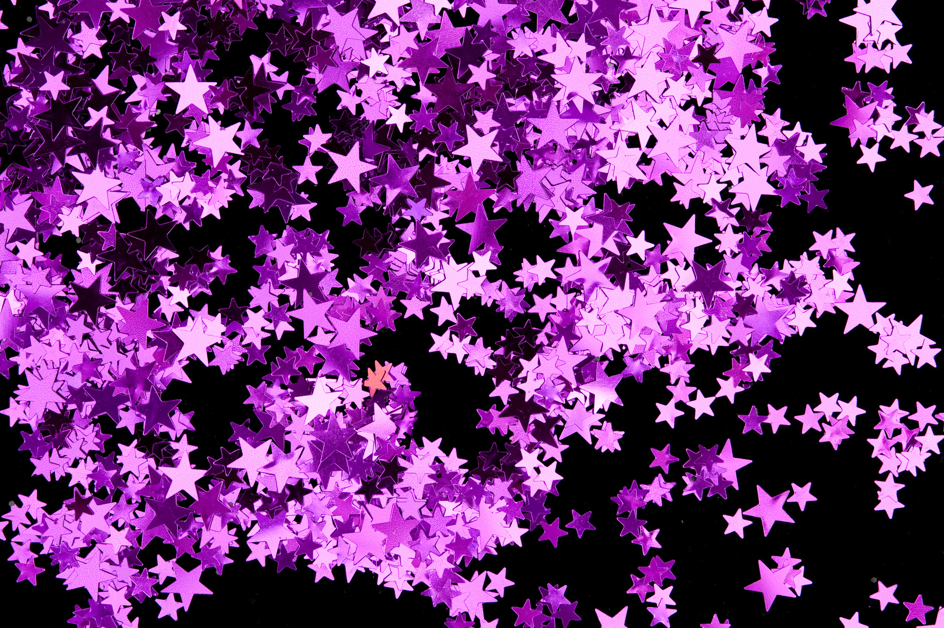 Related Pictures Pink Glitter Stock By Theshelfs D1n1pem - Purple Star Glitter - HD Wallpaper 