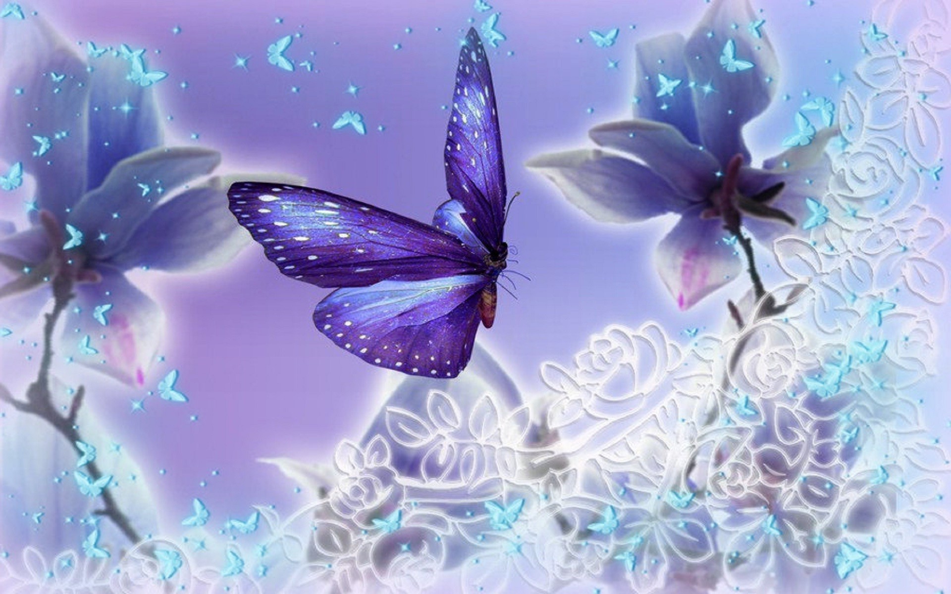 Background Butterfly Wallpaper Hd 
 Data-src /w/full/d/9/e/524901 - Illustration - HD Wallpaper 