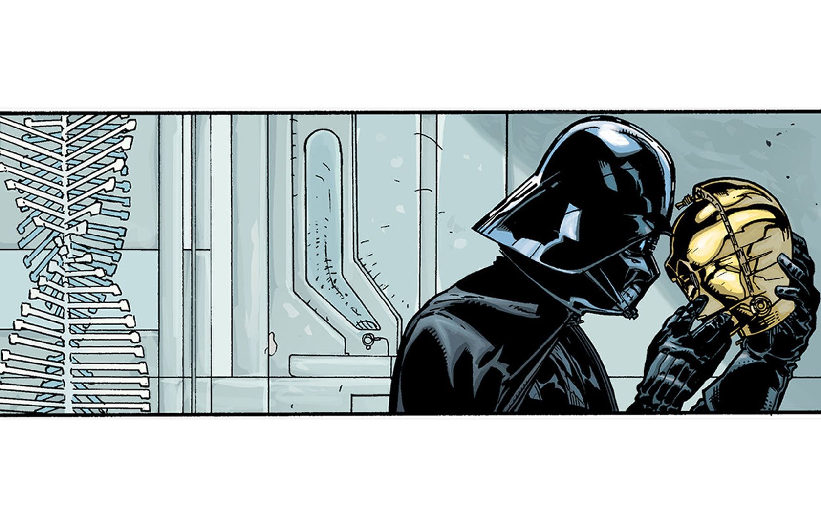 High Quality Images Collection Of C-3po - Darth Vader And Shmi - HD Wallpaper 