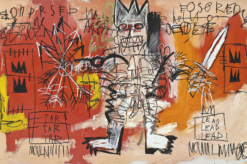 Jean Michel Basquiat Artwork 1983 1988 Warhol Home - Jean Michel Basquiat Paintings - HD Wallpaper 