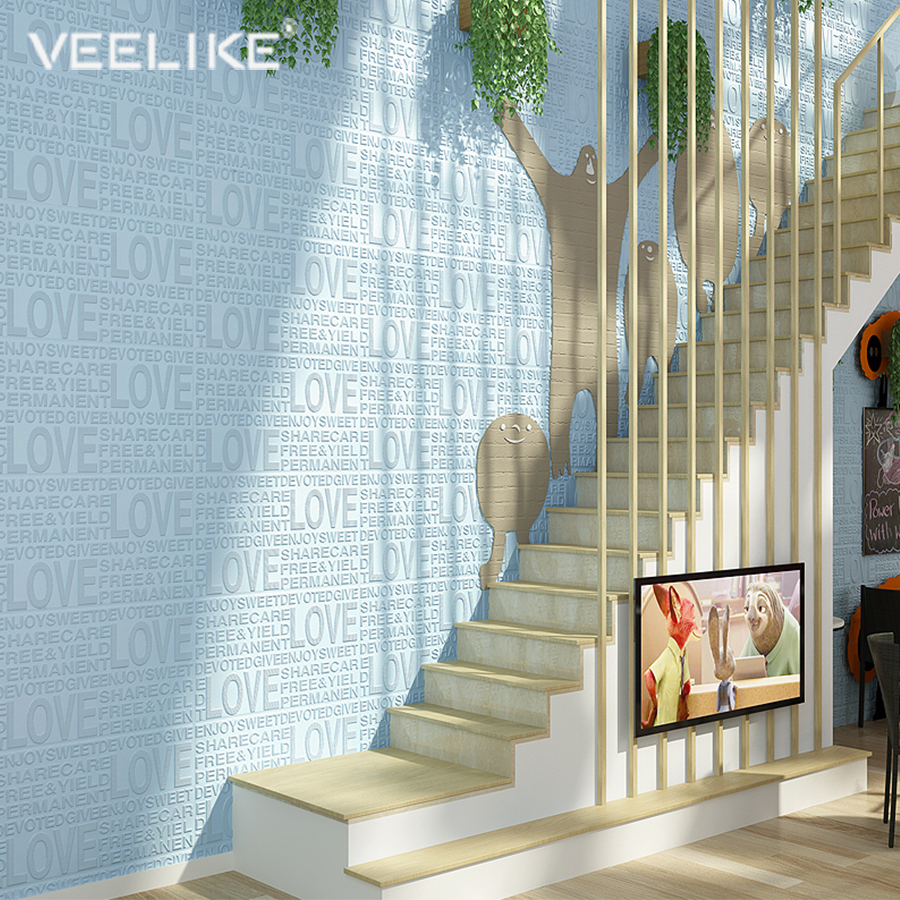 Xốp Dán Tường 3d Chữ Love - HD Wallpaper 