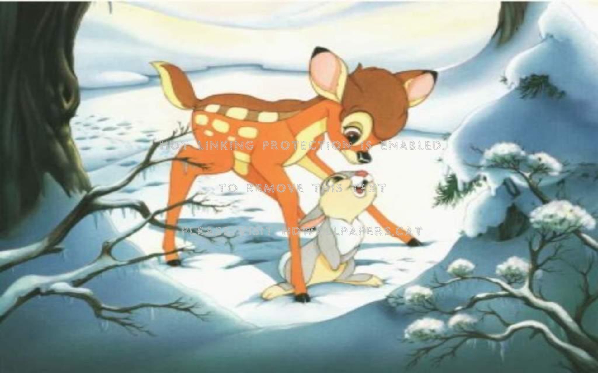 Bambi Rabbit Dear Thumper Entertainment - Bambi The Winter Trail ...