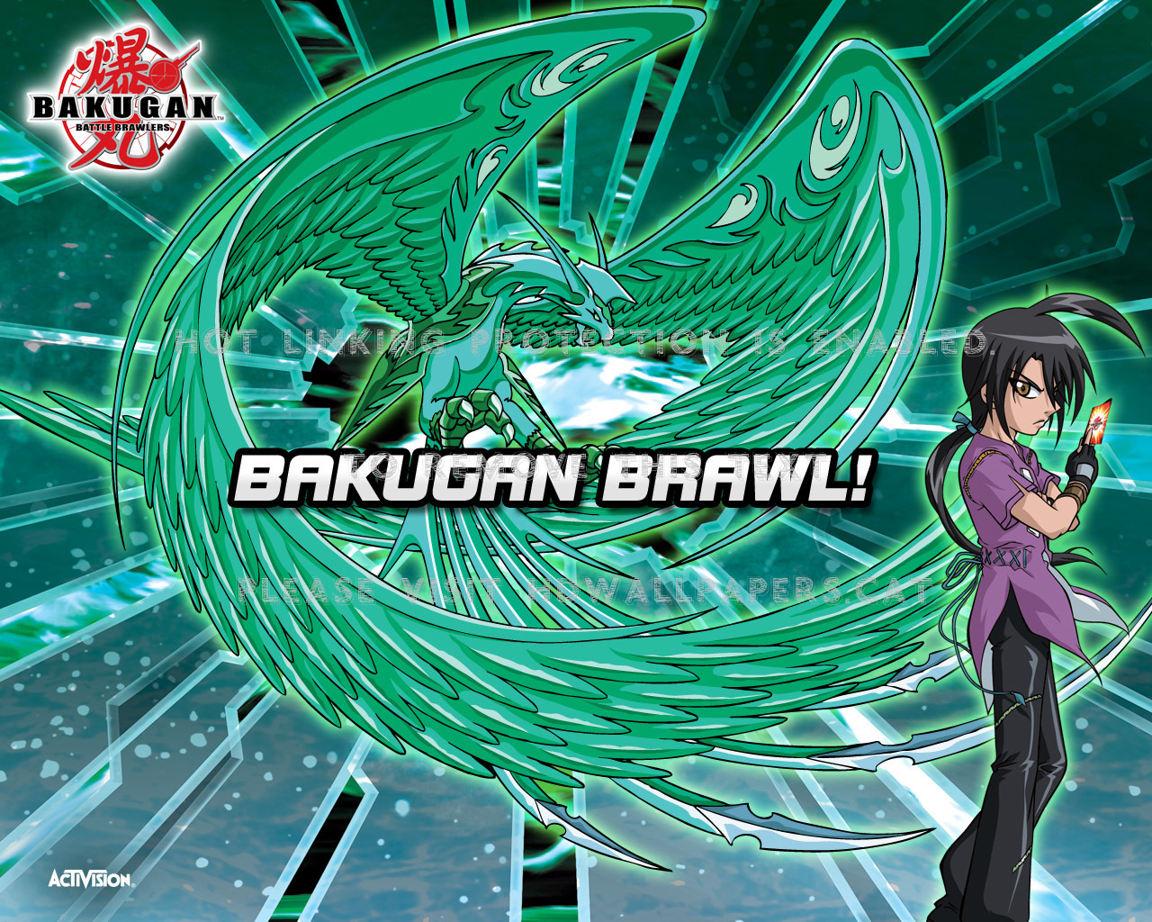 Bakugan Brawl Skyrus Shun Battle Brawlers - HD Wallpaper 