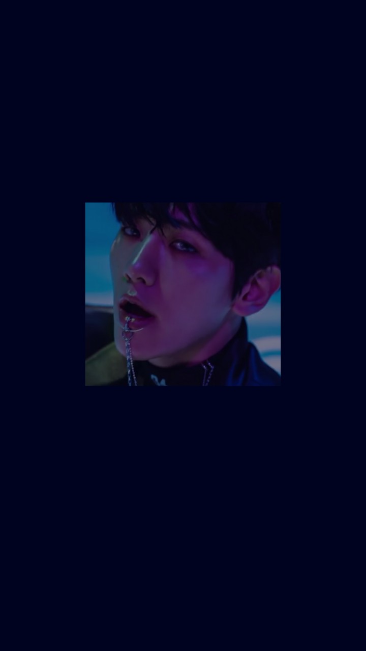 Aesthetic, Dark Blue, And Exo Image - Aesthetic Baekhyun Wallpaper Hd - HD Wallpaper 