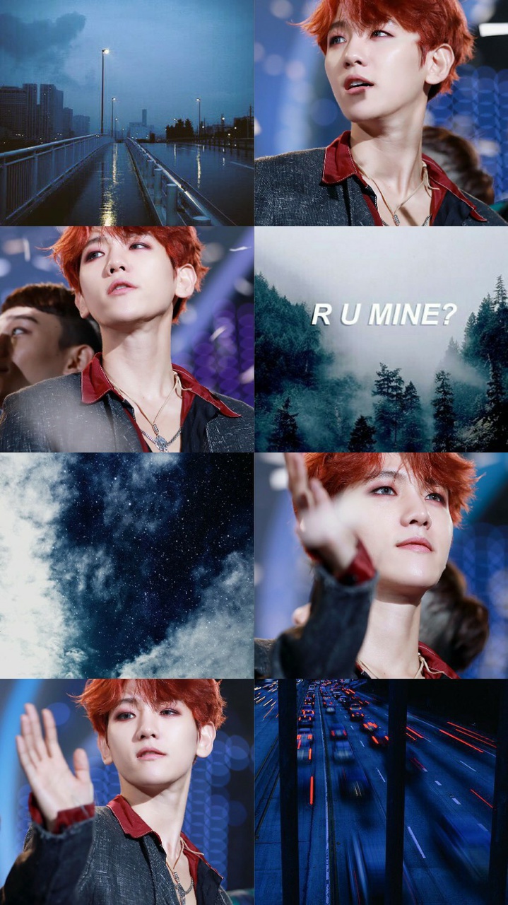 Aesthetic, Bacon, And Blue Image - Collage - HD Wallpaper 