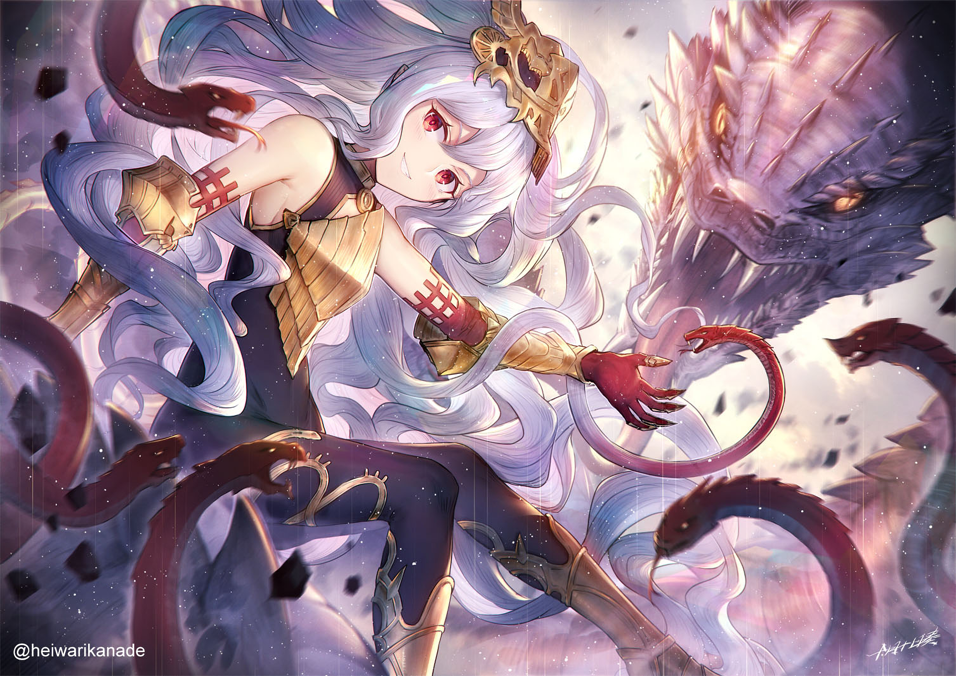 Medusa Shingeki No Bahamut - HD Wallpaper 