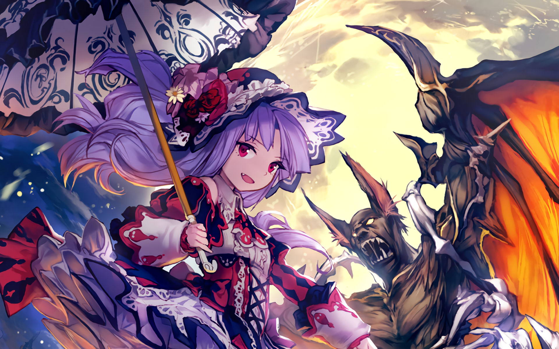 Vampire Ruler, Manga, Monster, Artwork, Rage Of The - Vampire Ruler Rage Of Bahamut - HD Wallpaper 