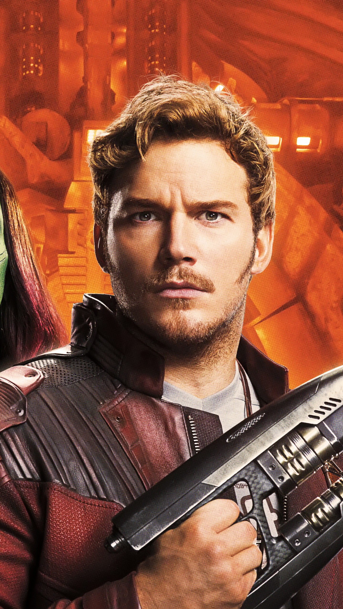 Gamora E Peter Quill - HD Wallpaper 