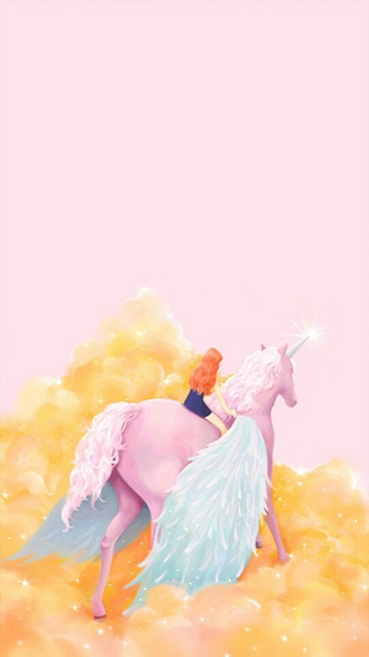Unicorn And Wallpaper Image - Illustration - HD Wallpaper 