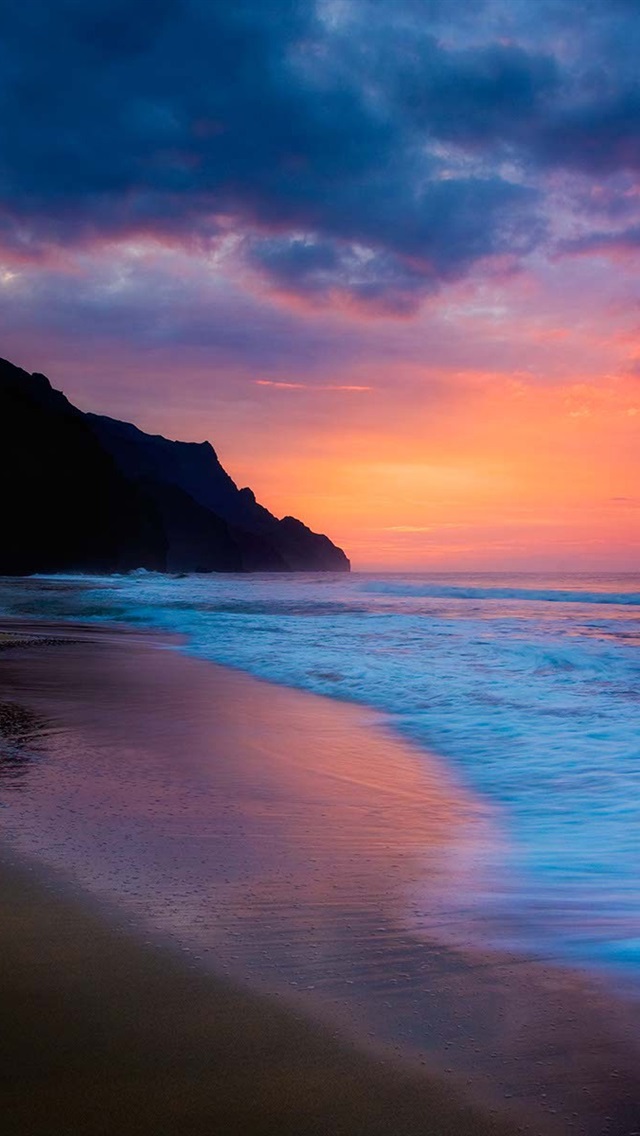 Beach Iphone Wallpaper Real Sunset - HD Wallpaper 