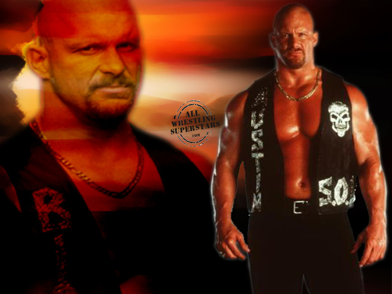 Stone Cold Steve Austin And Rapper - HD Wallpaper 