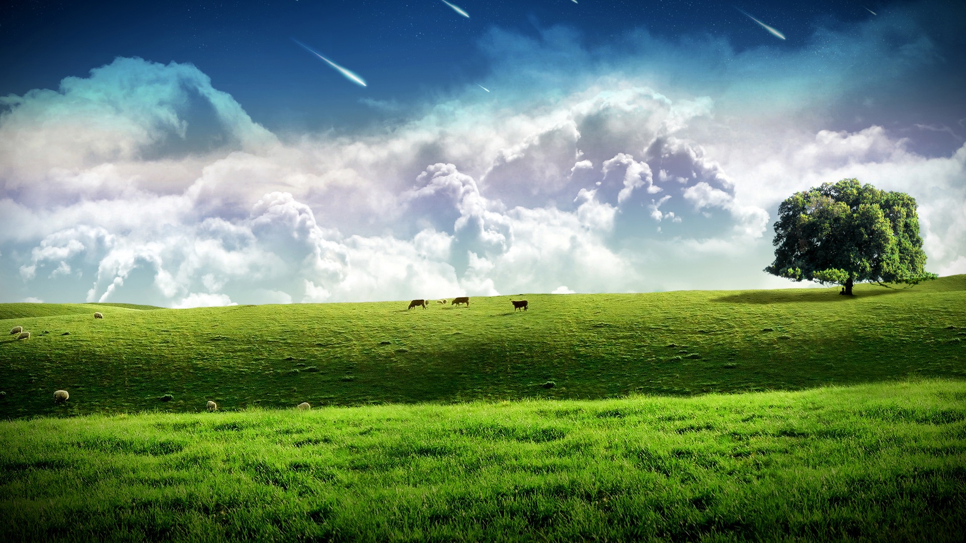 Farm Background - 1920x1080 Wallpaper 