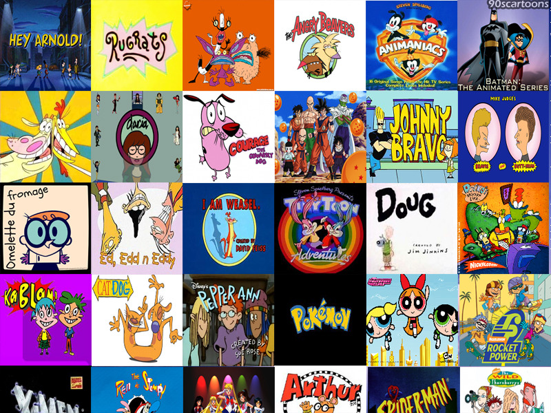 90's Old Cartoons - HD Wallpaper 