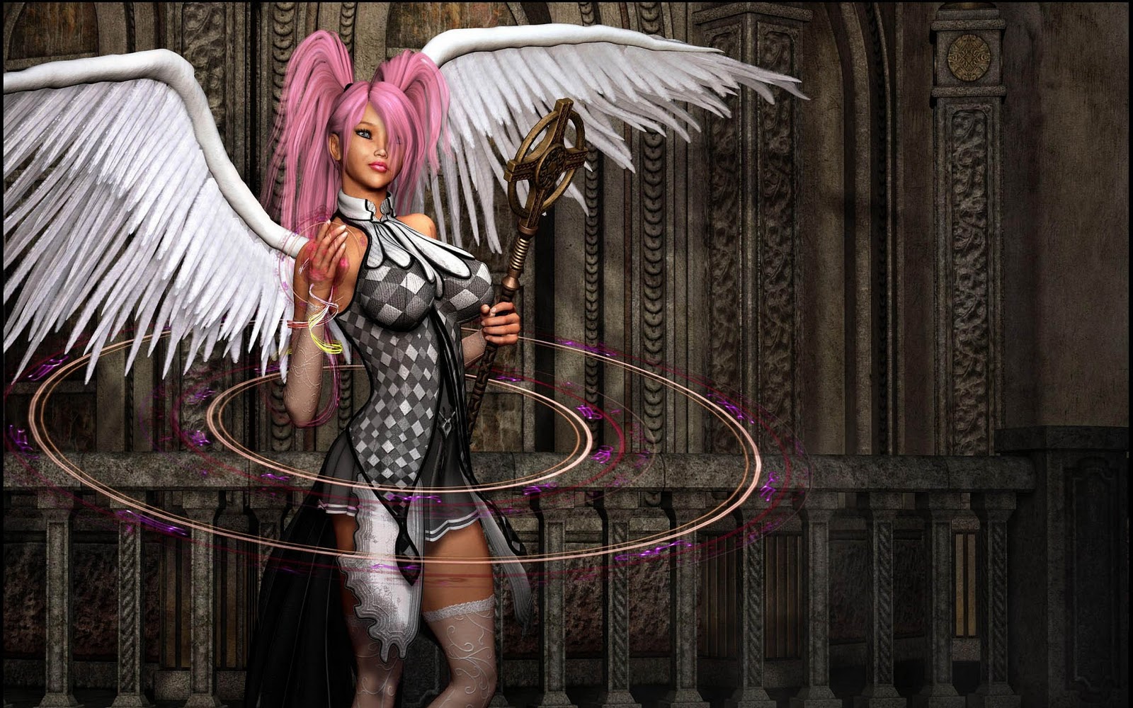 Acg Wallpaper - Wallpapersafari - Cg Artwork - HD Wallpaper 