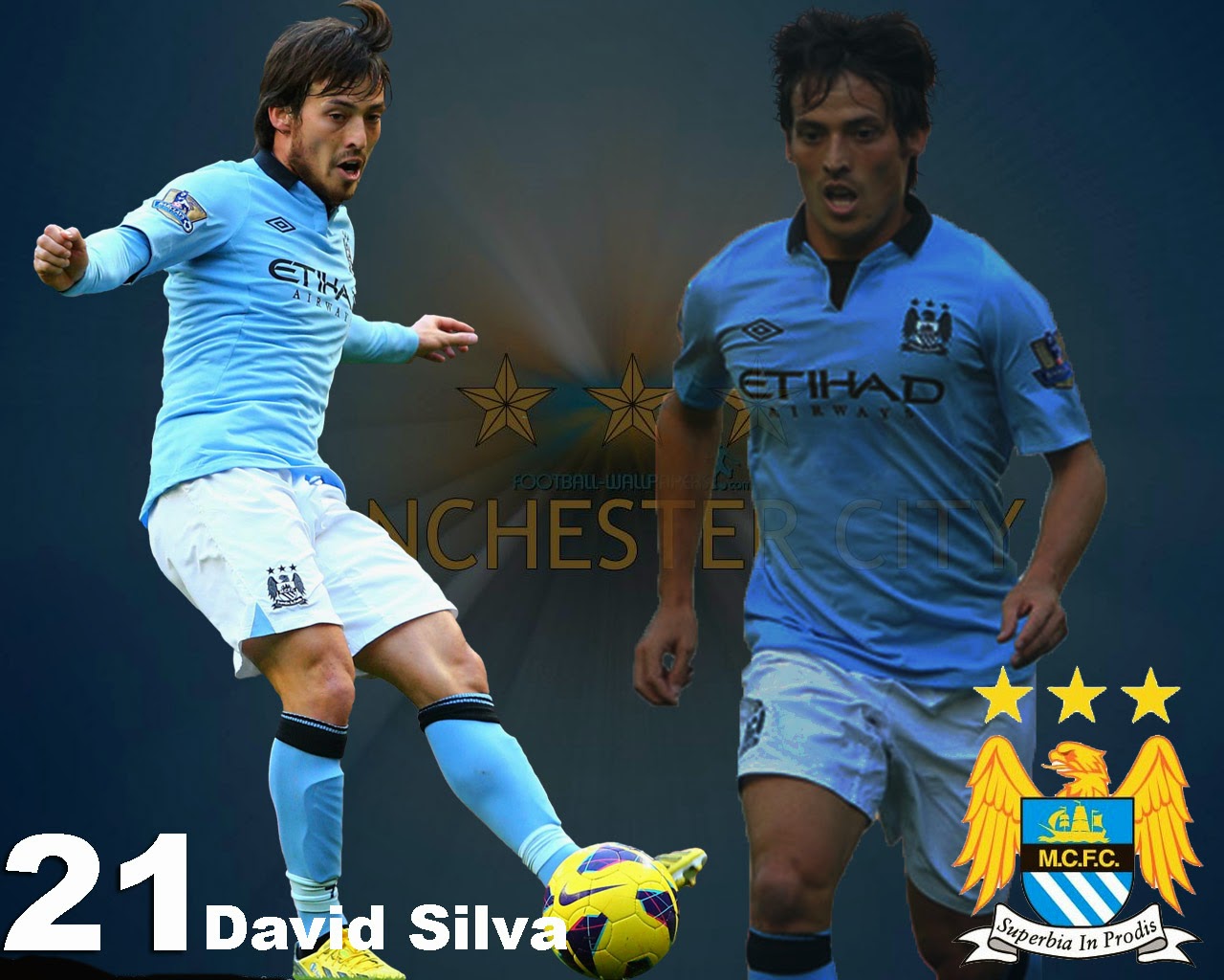 Top Player, The Best Player Soccer David Silva Manchester - Silva 0f Man City - HD Wallpaper 