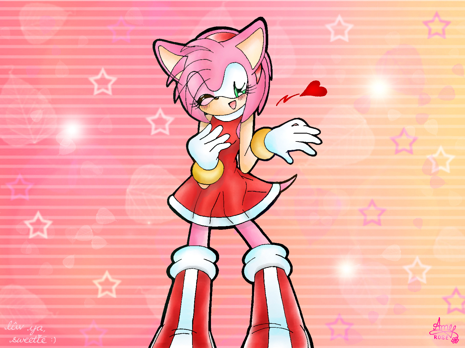Amy - Amy Rose - HD Wallpaper 