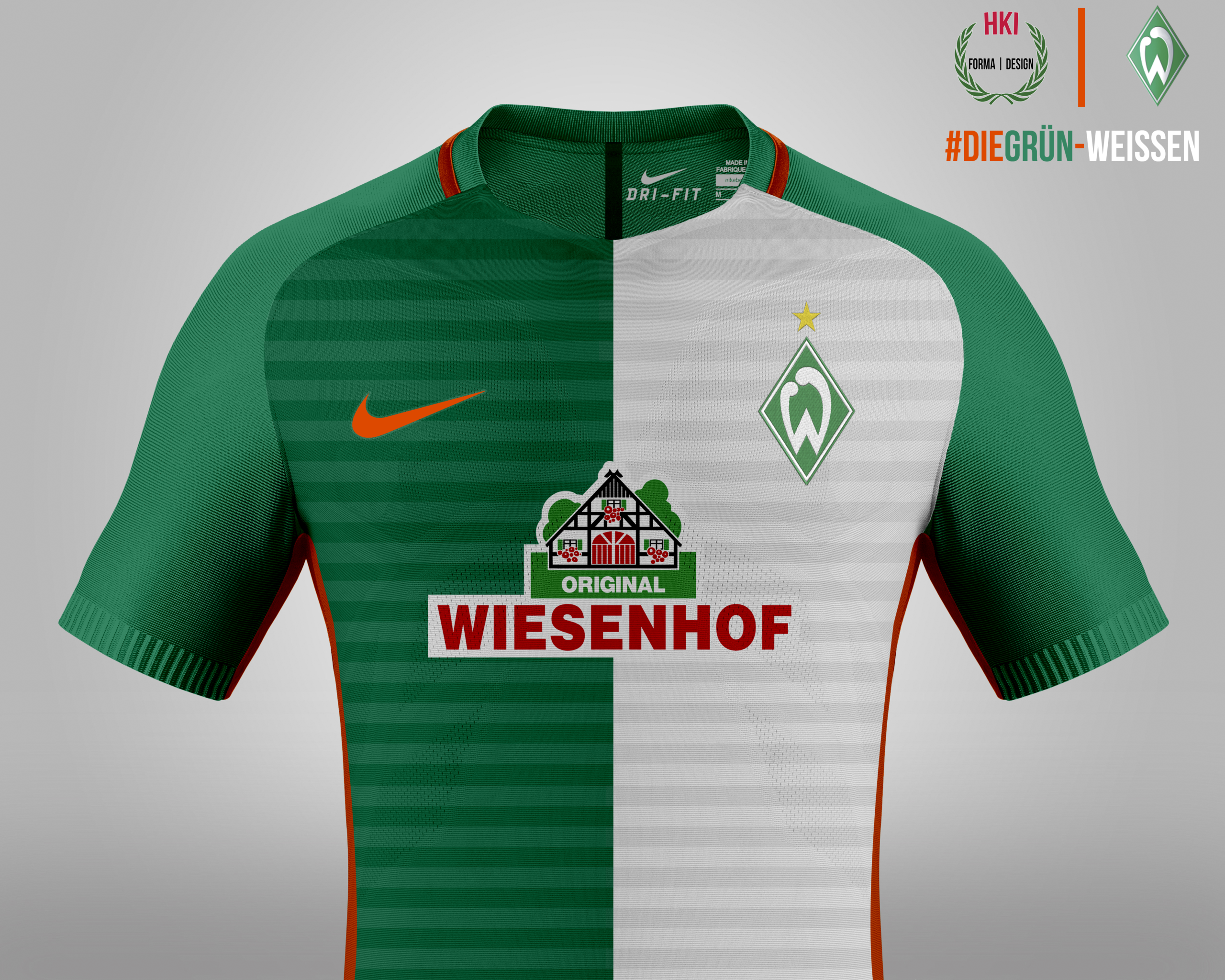 Werder Bremen X Nike Concept Home Kit - HD Wallpaper 