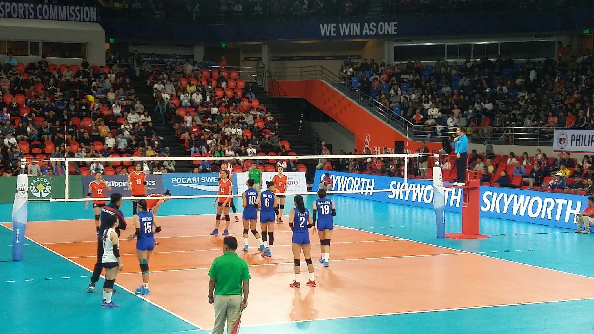 The Philippine Women’s Volleyball Team Yielded To Vietnam - Women's Volleyball Sea Games Vietnam Vs Philippine - HD Wallpaper 