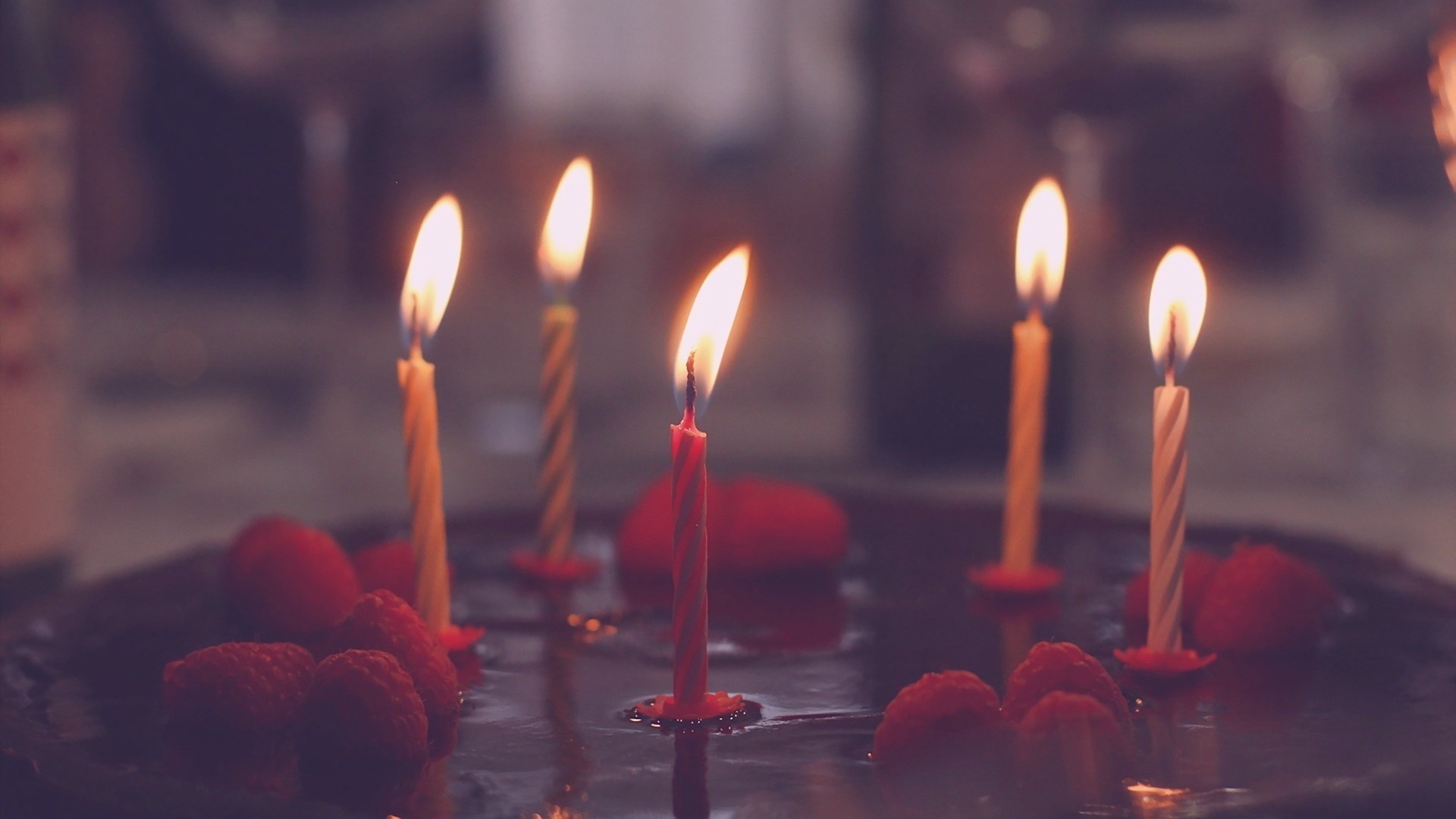 Birthday Cake Candles Celebration - Birthday Cake With Candles Hd - HD Wallpaper 