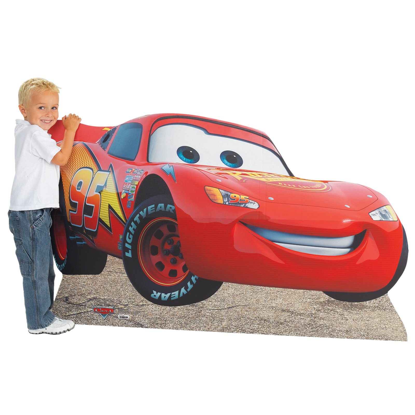 Disney S Lightning Mcqueen Standup - Lightning Mcqueen Cars 3 Cardboard Cutout - HD Wallpaper 