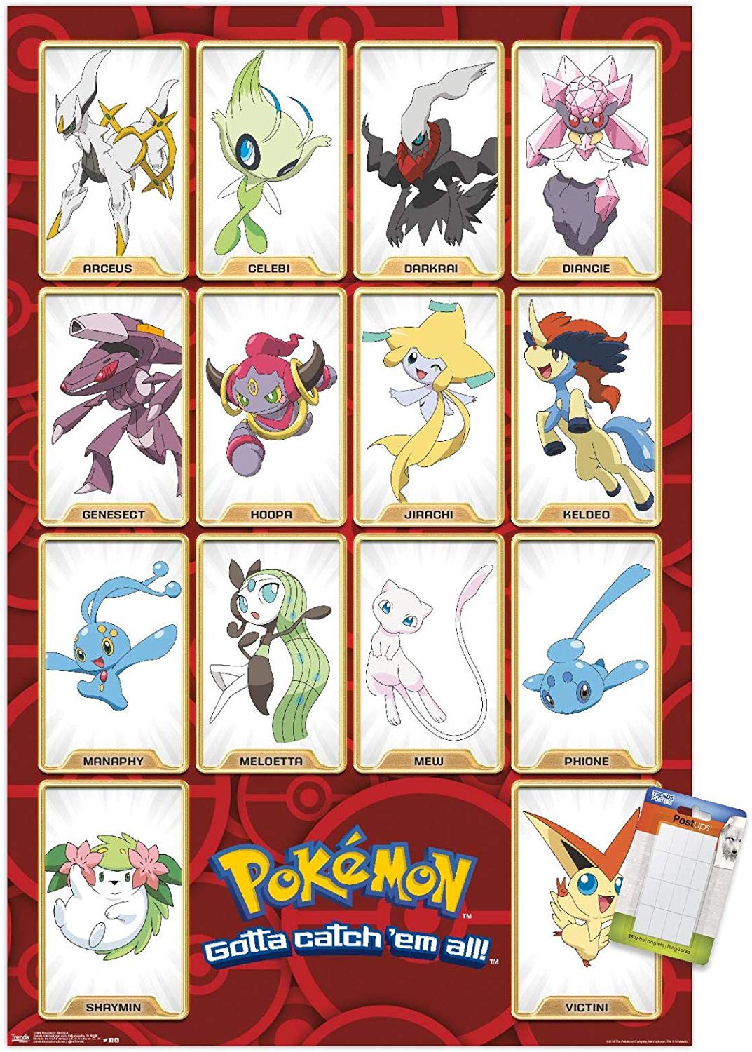 Pokemon Mythical - HD Wallpaper 