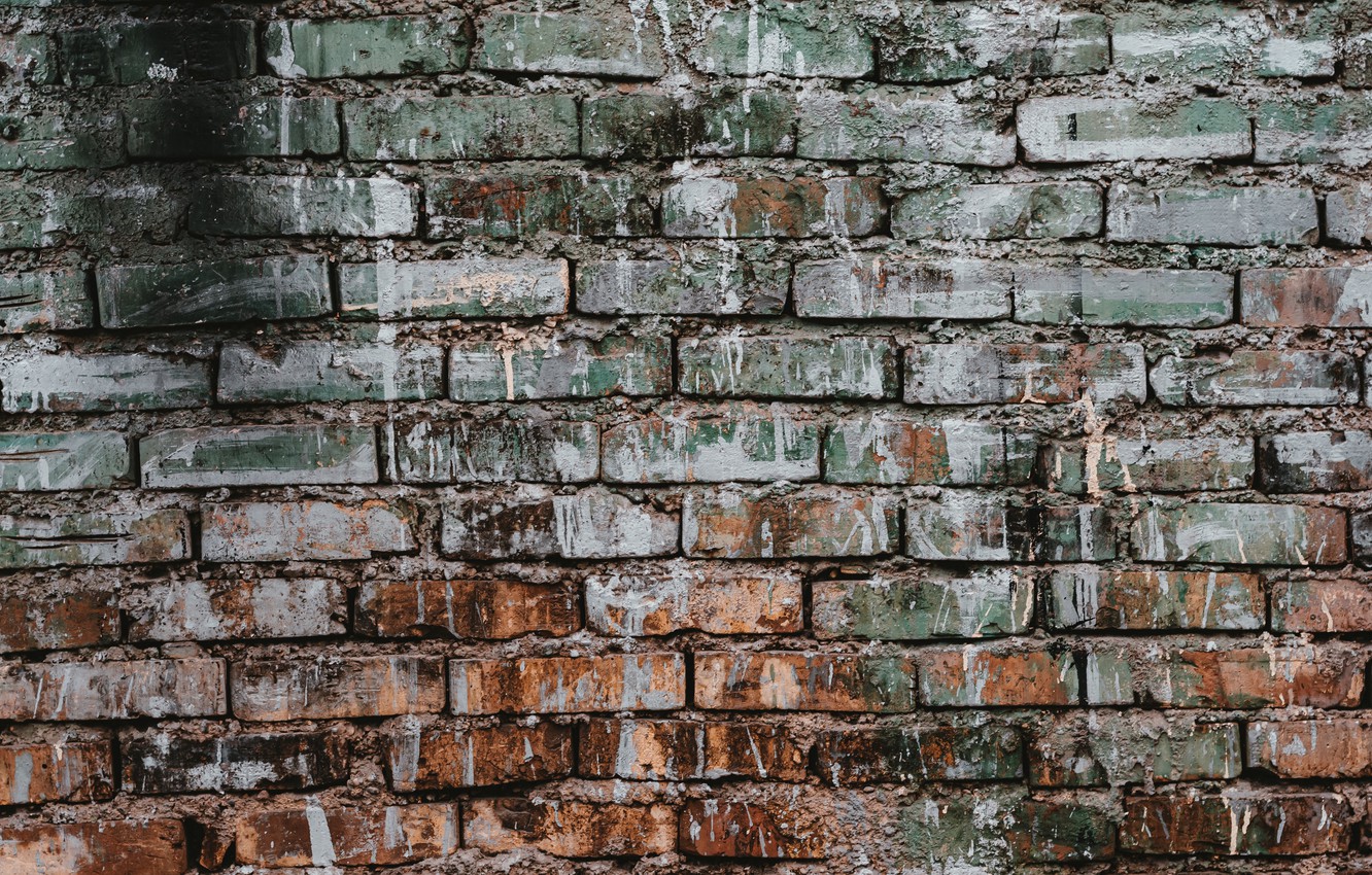 Photo Wallpaper Wall, Textures, Brick, Surface, Stains, - Texture - HD Wallpaper 