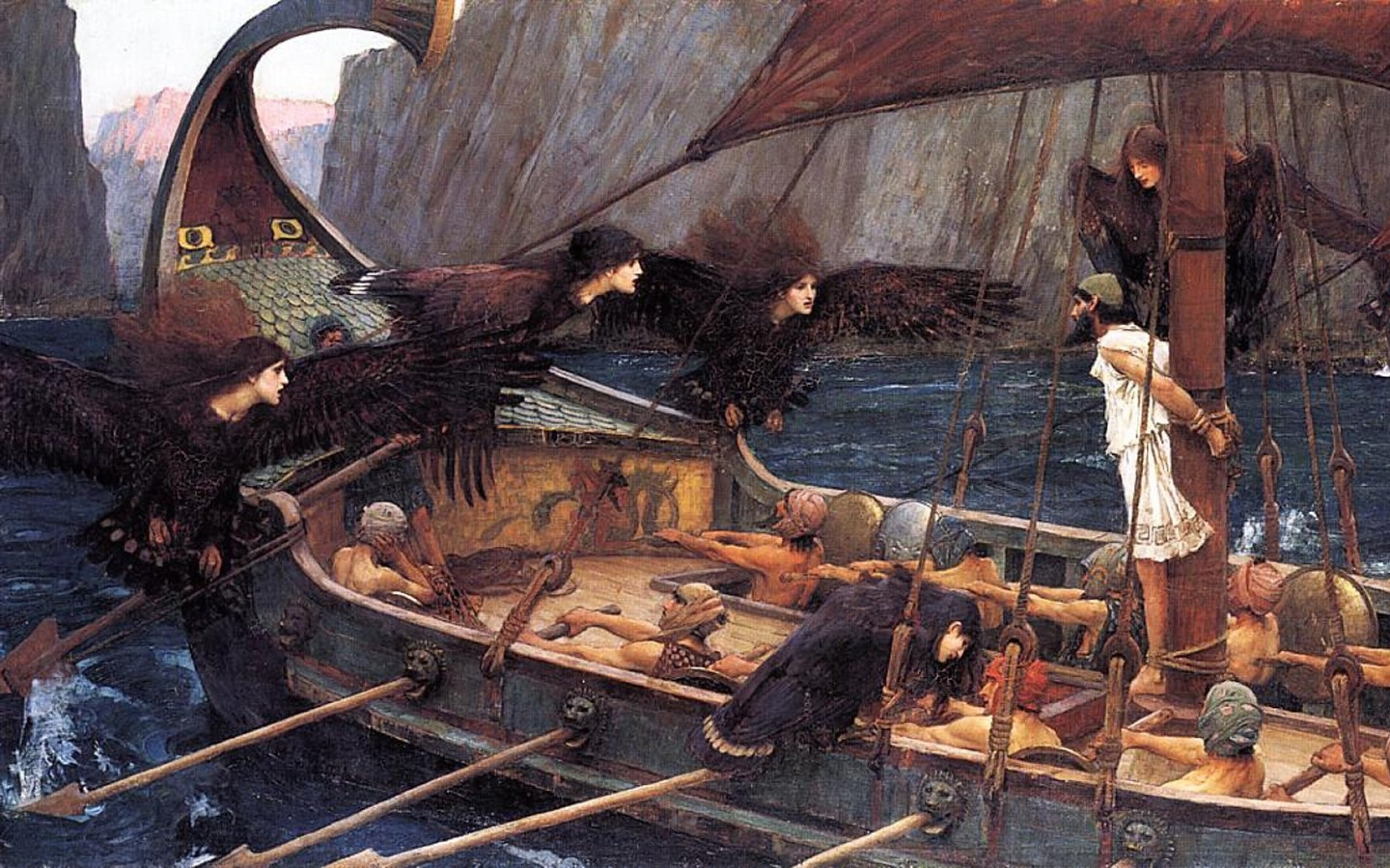 Ulysses And The Sirens - HD Wallpaper 