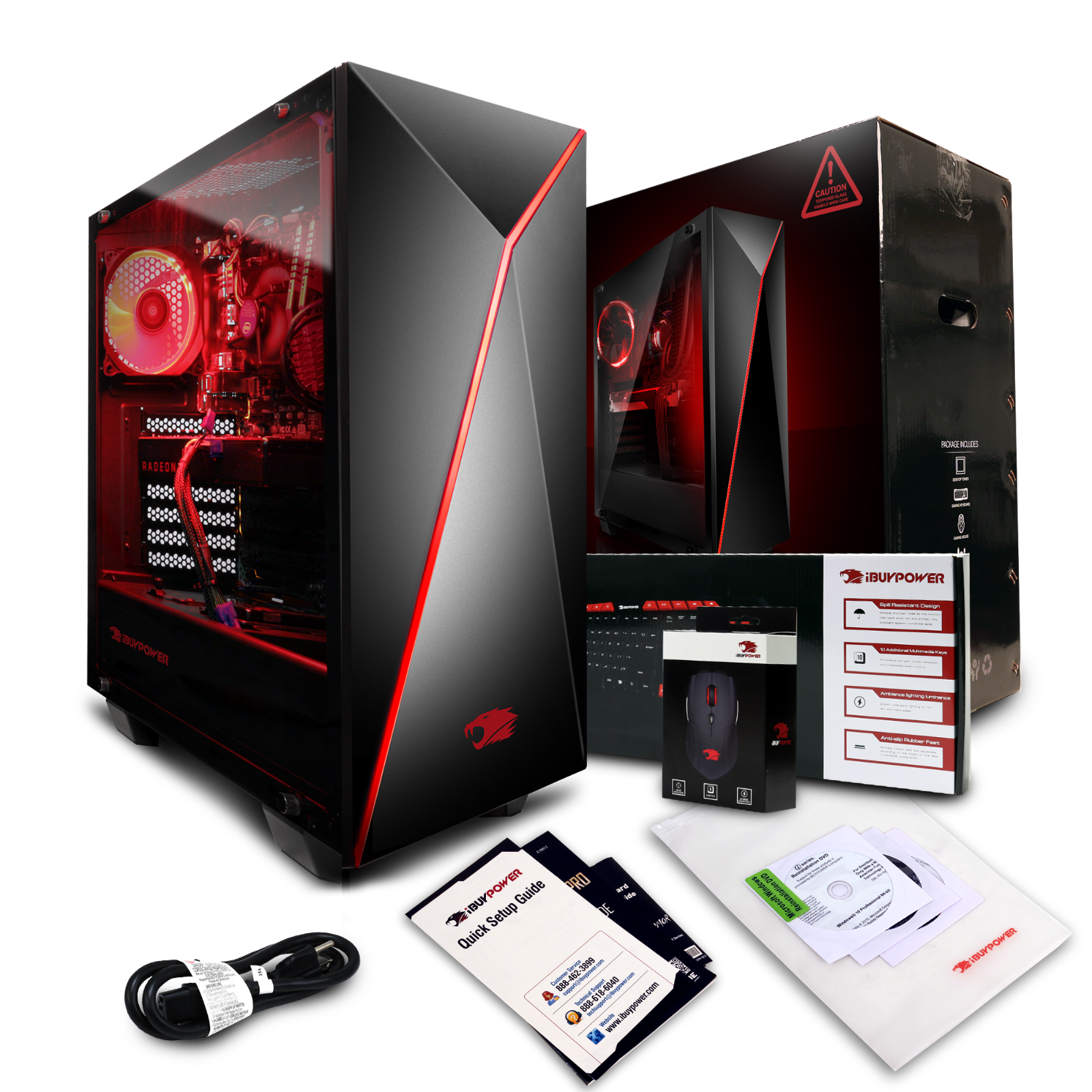 New Ibuypower Wa563gt2 Gaming Desktop Pc Computer Fx-6300 - Ibuypower Wa563gt2 - HD Wallpaper 