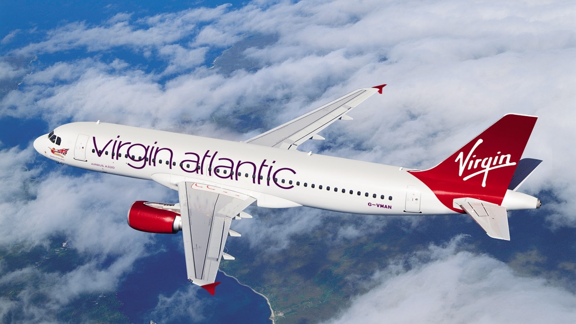 Virgin Atlantic Flight - HD Wallpaper 