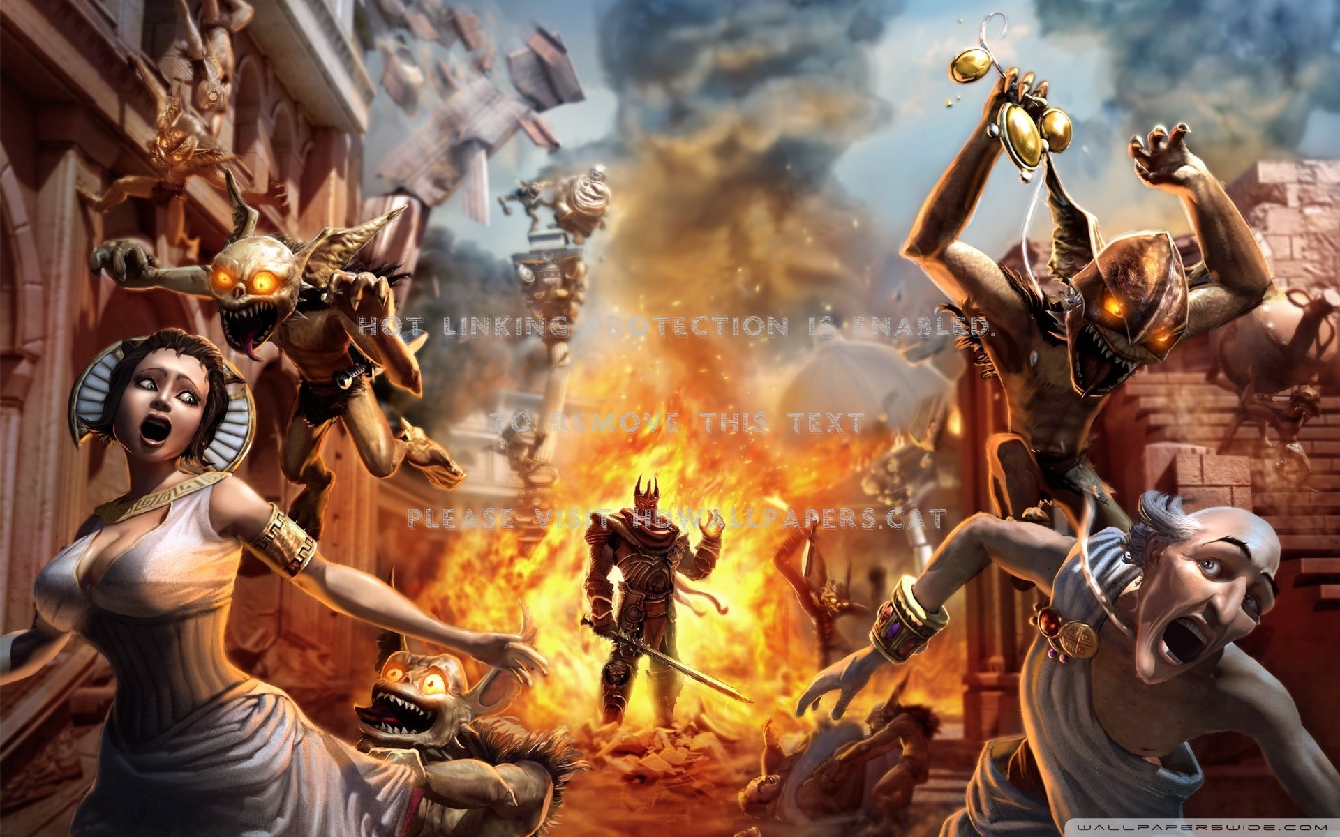 Overlord Hd Knight Adventure Enemy Fire - Overlord 2 - HD Wallpaper 