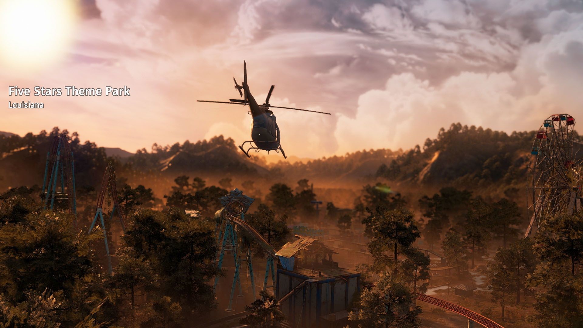 Far Cry New Dawn Desktop Wallpaper 67073 
 Data Src - Far Cry New Dawn Theme Park - HD Wallpaper 