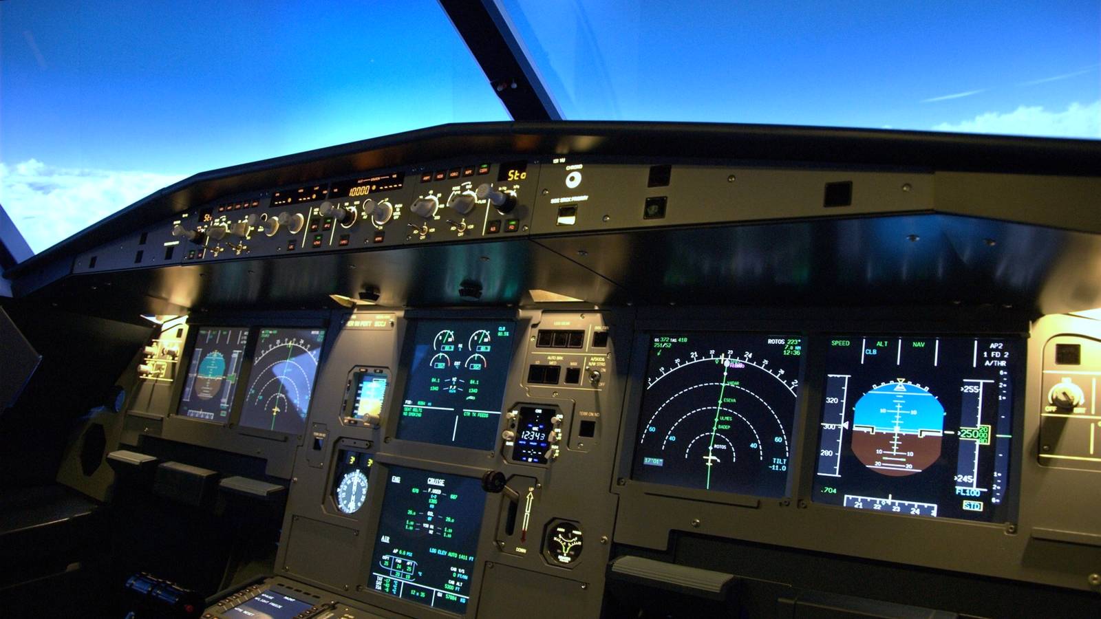 How To Build An A320 Flight Simulator Cockpit - A320 Cockpit - HD Wallpaper 