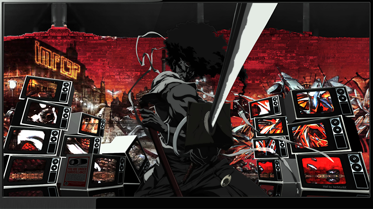 Afro Samurai 1280 X 720 - HD Wallpaper 