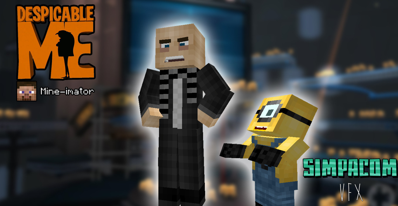 Kq9ln7l - Minecraft Despicable Me Skins - HD Wallpaper 