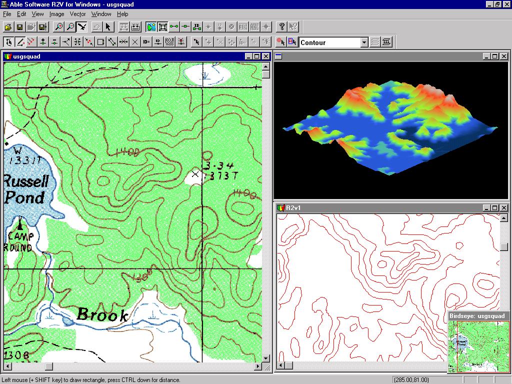 Contour Map - Automatic Mapping Software - HD Wallpaper 