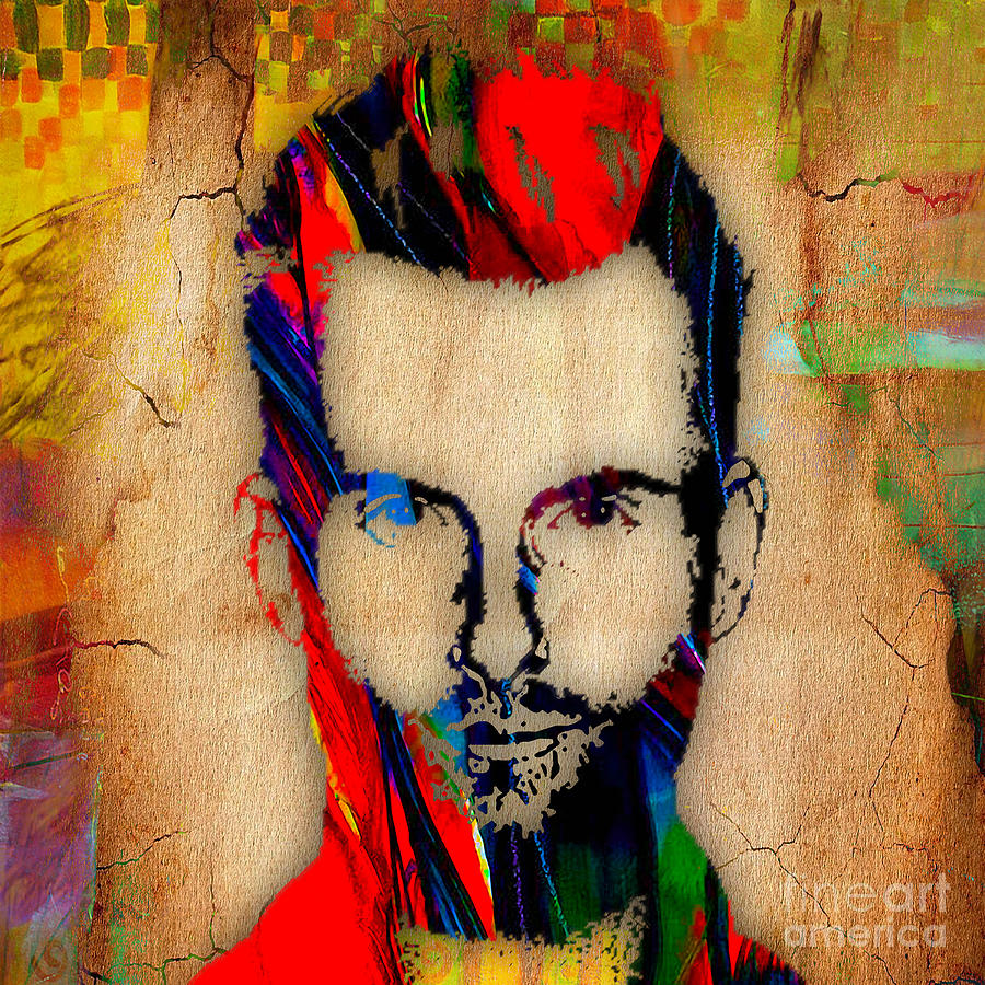 Adam Levine Maroon 5 Painting - HD Wallpaper 