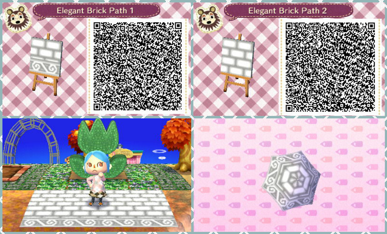 Animal Crossing Happy Home Designer Qr Codes Paths - Animal Crossing Happy Home Designer Qr Codes - HD Wallpaper 