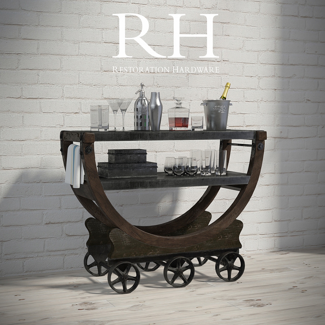 Vintage Wallpaper Factory Bar Cart
it’s My New 3d Work, - Rocking Chair - HD Wallpaper 